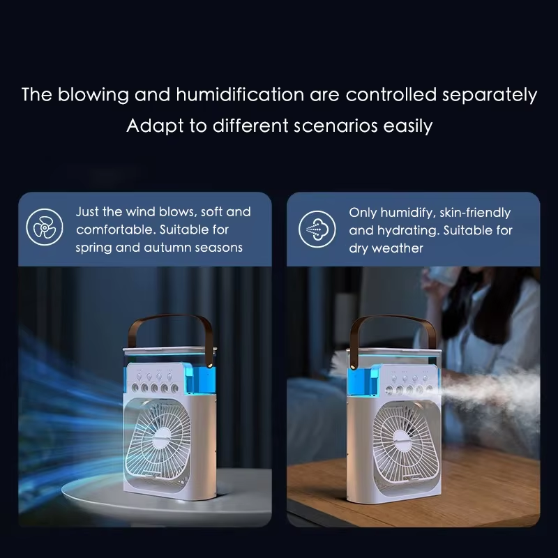 Mini Portable Air Cooler Fan with Evaporative Cooling | 3-Speed Personal Air Conditioner