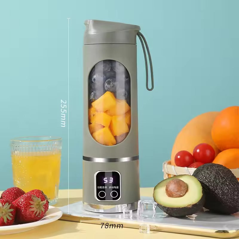 Portable USB Rechargeable Mini Blender | Wireless Personal Juicer | 400ml Handheld Mixer for Shakes, Juices & Gym
