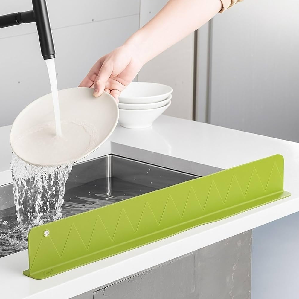 Silicone Sink Splash Guard Water Stopper with Suction Cup
