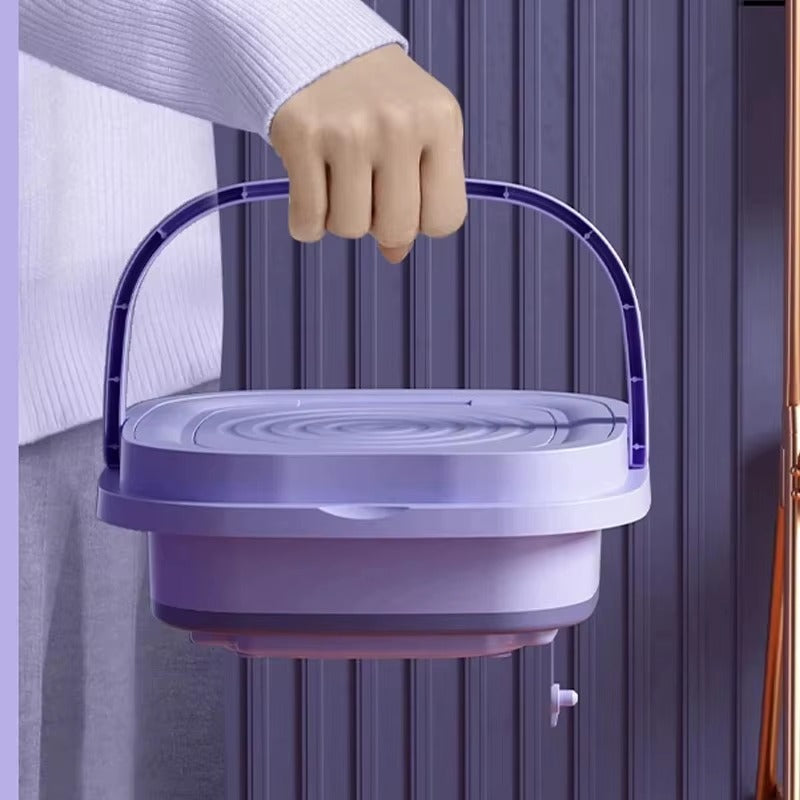 10L Foldable Mini Portable Washing Machine | wash clothes, socks, underwear, or light garments